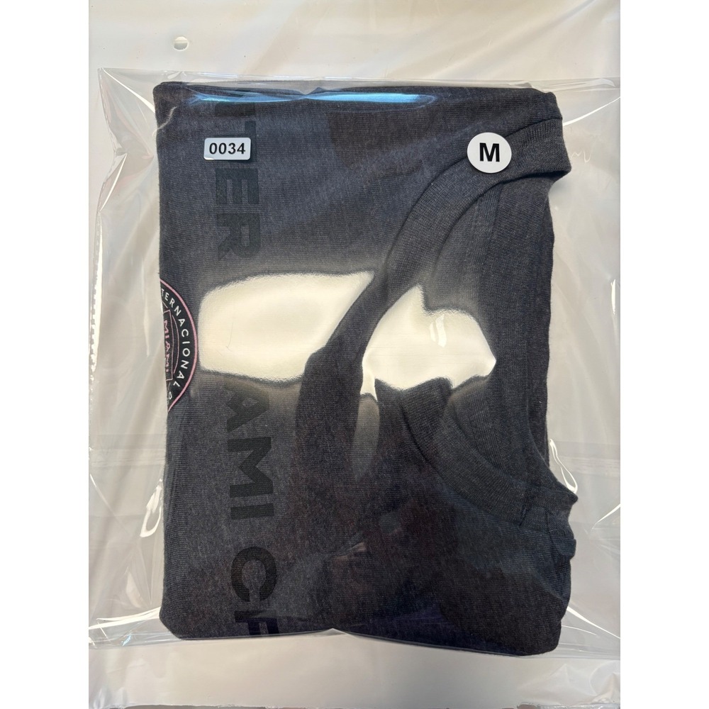 Fanatics Inter Miami CF Mens Medium Gray Heathered Graphic Soccer T-Shirt MLS - Picture 5 of 5